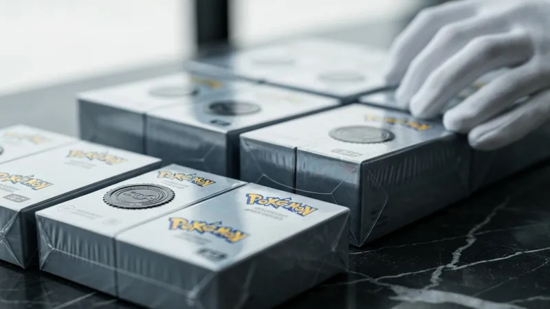 Display pokemon édition limitée avec packaging doré